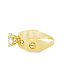 10K Gold Ring-Stefania