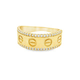 10K Gold Ring-Stefanie
