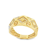 10K Gold Ring-Fatima