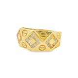 10K Gold Ring-Fatima