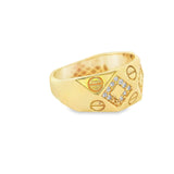 10K Gold Ring-Fatima
