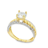 10K Gold Ring-Paulina