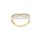 Bague en or bicolore 10 carats - Zeina