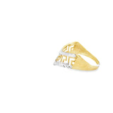 Bague en or bicolore 10 carats - Zeina