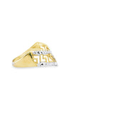 Bague en or bicolore 10 carats - Zeina
