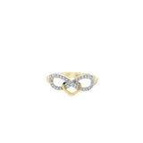 Bague en or 10 carats - Infini
