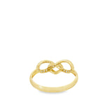 Bague en or 10 carats - Infini