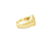 Men Gold Crown Ring 10K