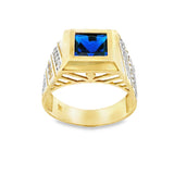 Men Gold Ring 10K-Alba