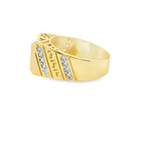Men Gold Ring 10K-Alba