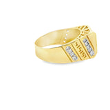 Men Gold Ring 10K-Alba