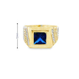 Men Gold Ring 10K-Alba