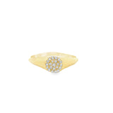 10K Gold Ring Round