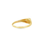 10K Gold Ring Round