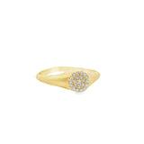 10K Gold Ring Round