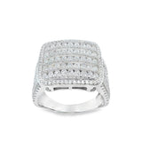 Men 925 Silver Rhodium Ring-Geant