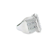 Men 925 Silver Rhodium Ring-Geant