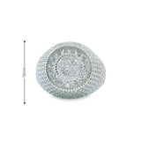 Men 925 Silver Rhodium Ring-Benoit