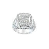 Men 925 Silver Rhodium Ring-Alberto