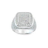Men 925 Silver Rhodium Ring-Alberto