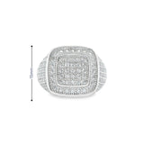 Men 925 Silver Rhodium Ring-Alberto