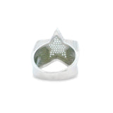 Men 925 Silver Rhodium Ring-Star