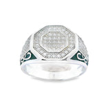 Men 925 Silver Rhodium Ring-Lambrin