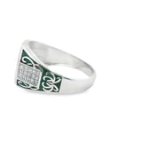 Men 925 Silver Rhodium Ring-Lambrin
