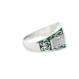 Men 925 Silver Rhodium Ring-Lambrin