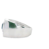 Men 925 Silver Rhodium Ring-Cube