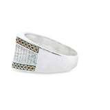 Men 925 Silver Rhodium Ring-Fantasi