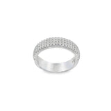 Women 925 Silver Rhodium Ring-Long