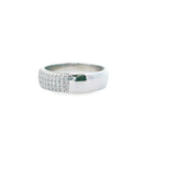Women 925 Silver Rhodium Ring-Long