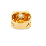 Bague pour homme en or 10 carats avec diamant naturel