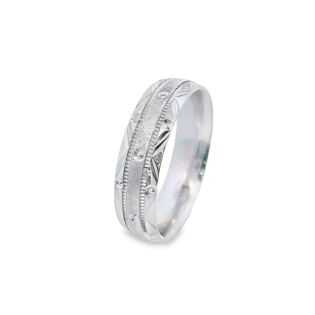 Gold Wedding Band Classic-Point
