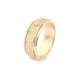 Gold Wedding Band Classic-Big Zig