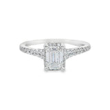 Baguette Cut  Engagement Ring
