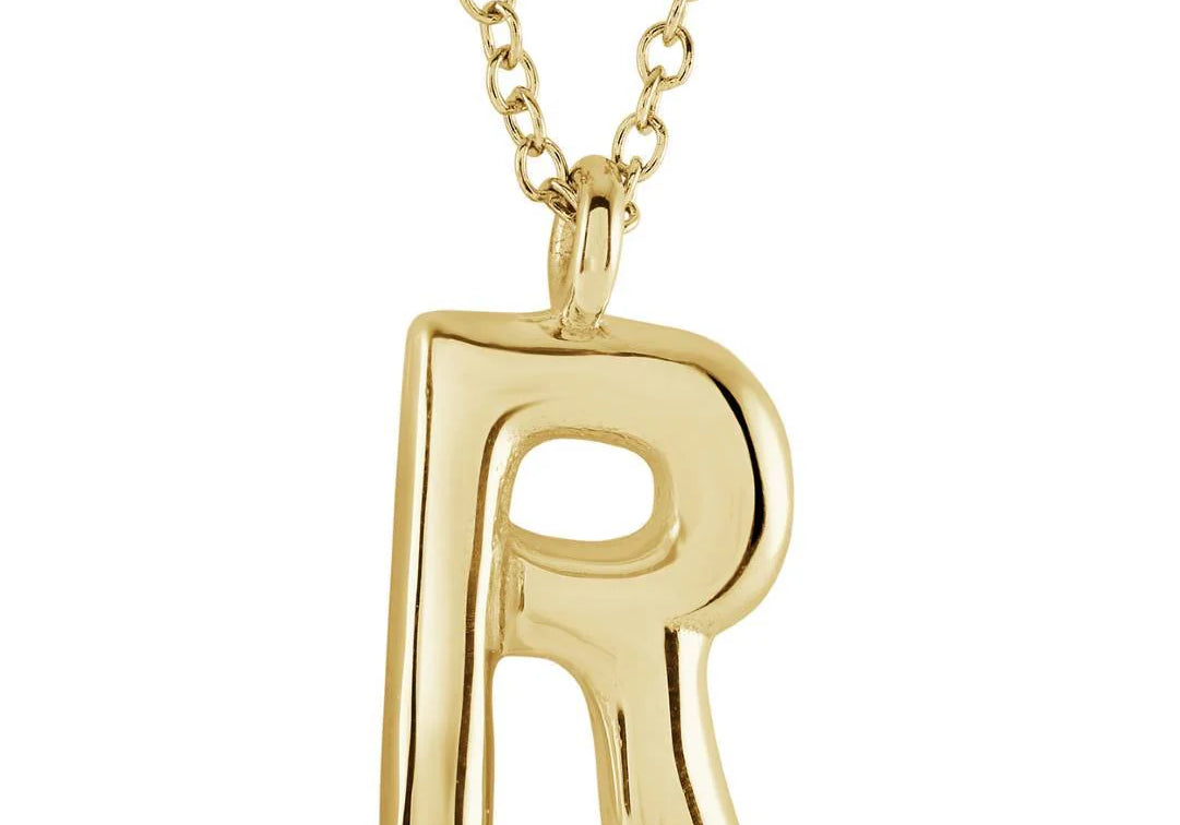 BUBBLE LETTER INITIAL