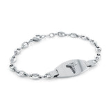 Medical Allergy Bracelet Gucci Link S.S