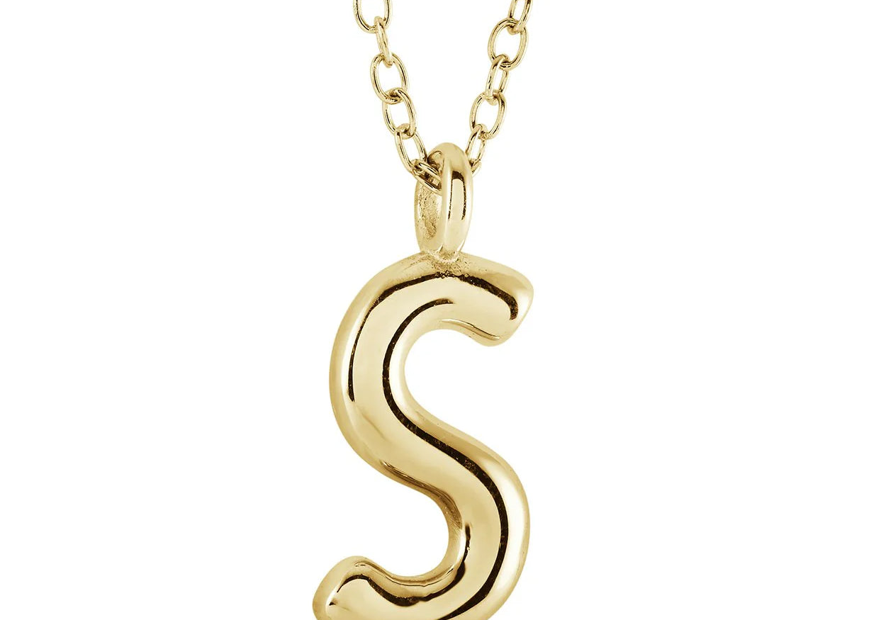 BUBBLE LETTER INITIAL