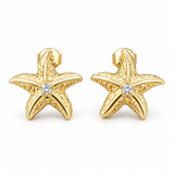 Starfish Diamond Earrings - Étoile de Mer