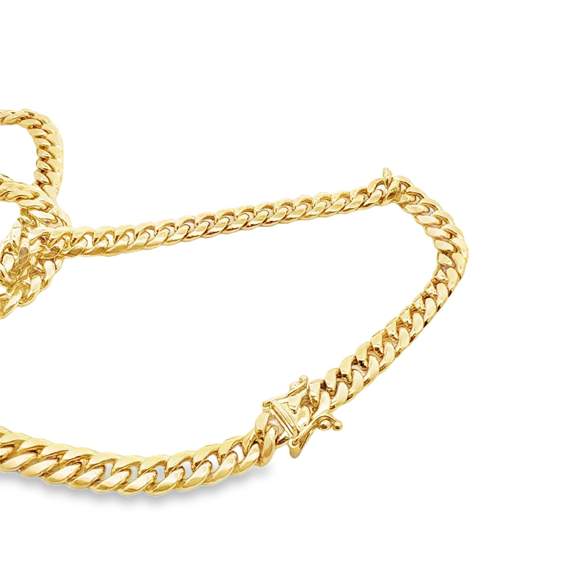 10K Gold Cuban Chain 7mm