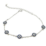 Evil Eye Dainty Bracelet Silver 925s
