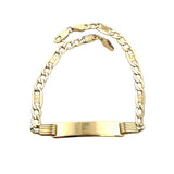 10K Gold Cuban Curb & Versace Bracelet