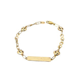 Baby ID Bracelet 10K Infinity link