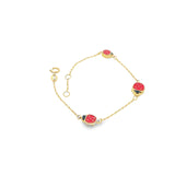 Baby Bracelet 10K Lady Bug