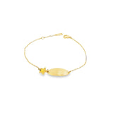 Star Baby ID Bracelet 18K Gold