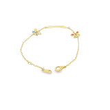 Butterfly Baby ID Bracelet 18K Gold