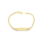 Anchor Baby ID Bracelet 10K Gold