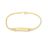 Mariner Baby ID Bracelet 10K Gold